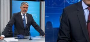 Substituto de Bonner no Jornal Nacional é envolvido em polêmica nos bastidores da Globo- Foto: Montagem/TV Foco