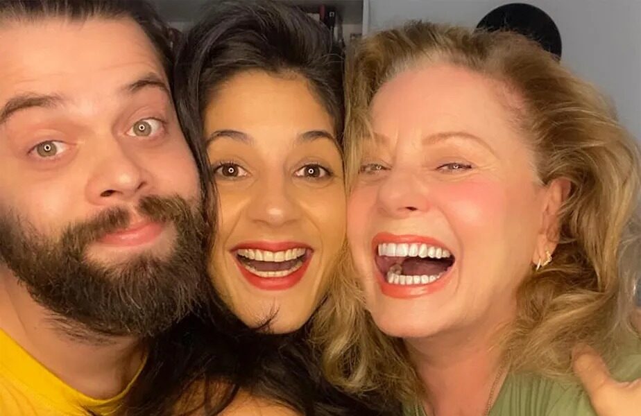 Gabriel Camargo, Letícia Catalá e Vera Fischer (Foto: Reprodução/Instagram)