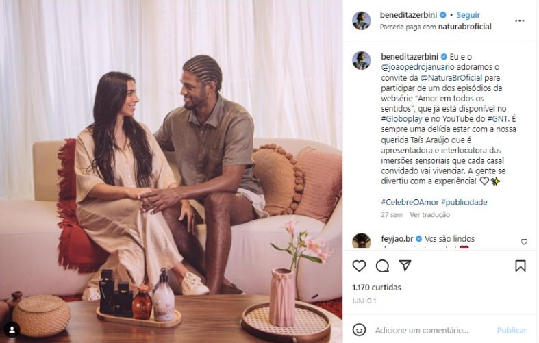 Post de Benedita Casé (Foto: Reprodução/Instragram)