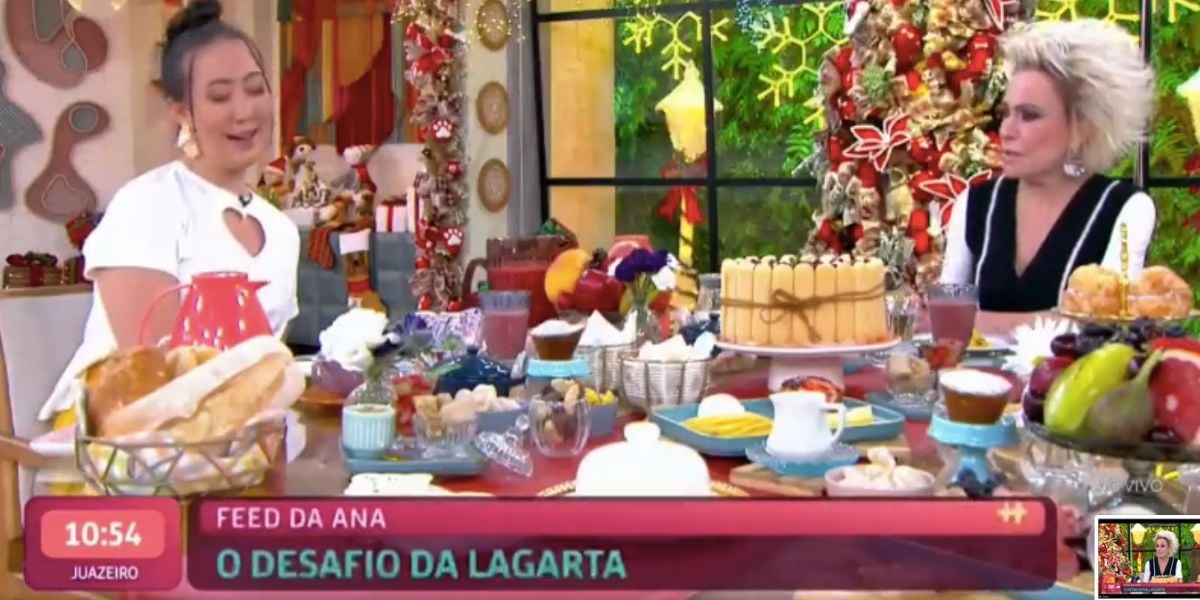 Ana Maria dá invertida em Juju Massaoka (Reprodução)