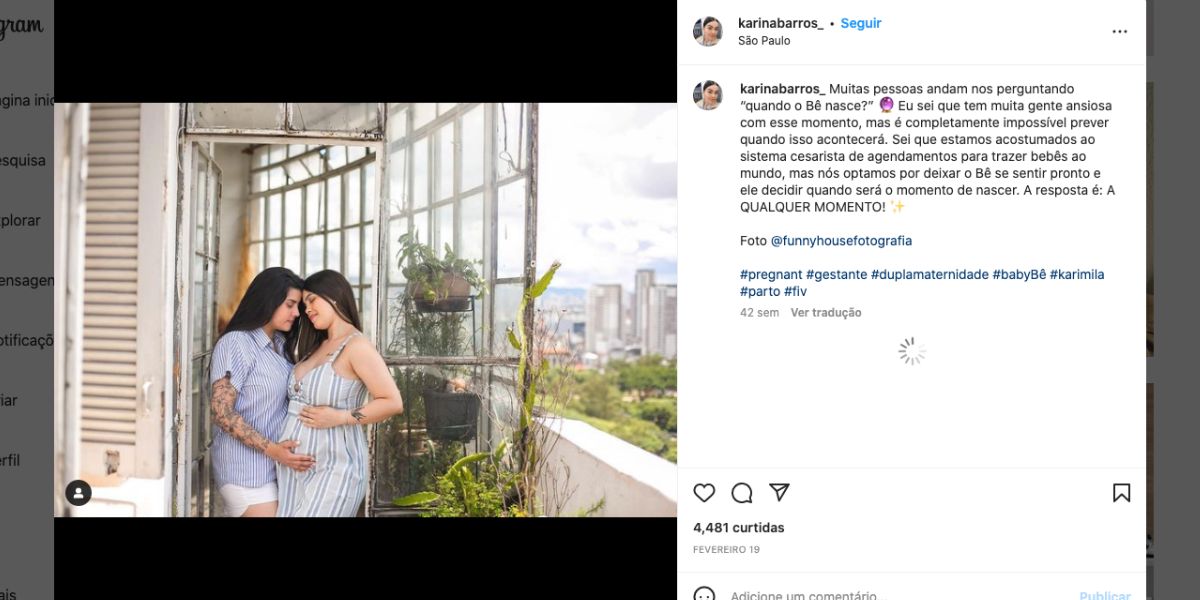Bailarina do Faustão ao lado da família (Reprodução)
