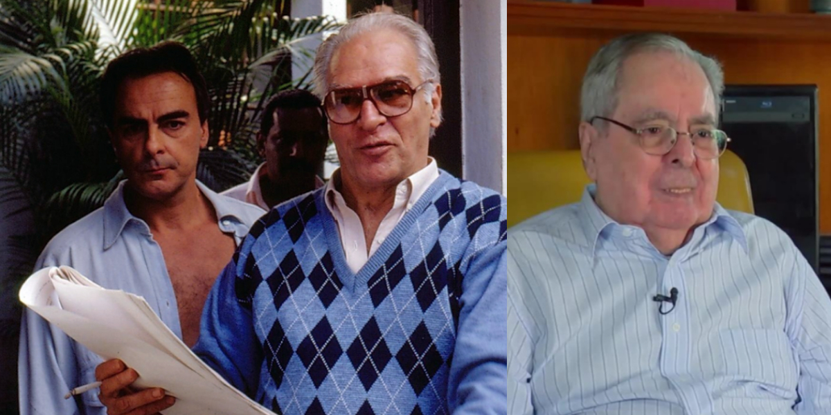 Benedito Ruy Barbosa e Herval Rossano e Atílio Riccó brigaram dentro de avião (Reprodução: Montagem TV Foco)