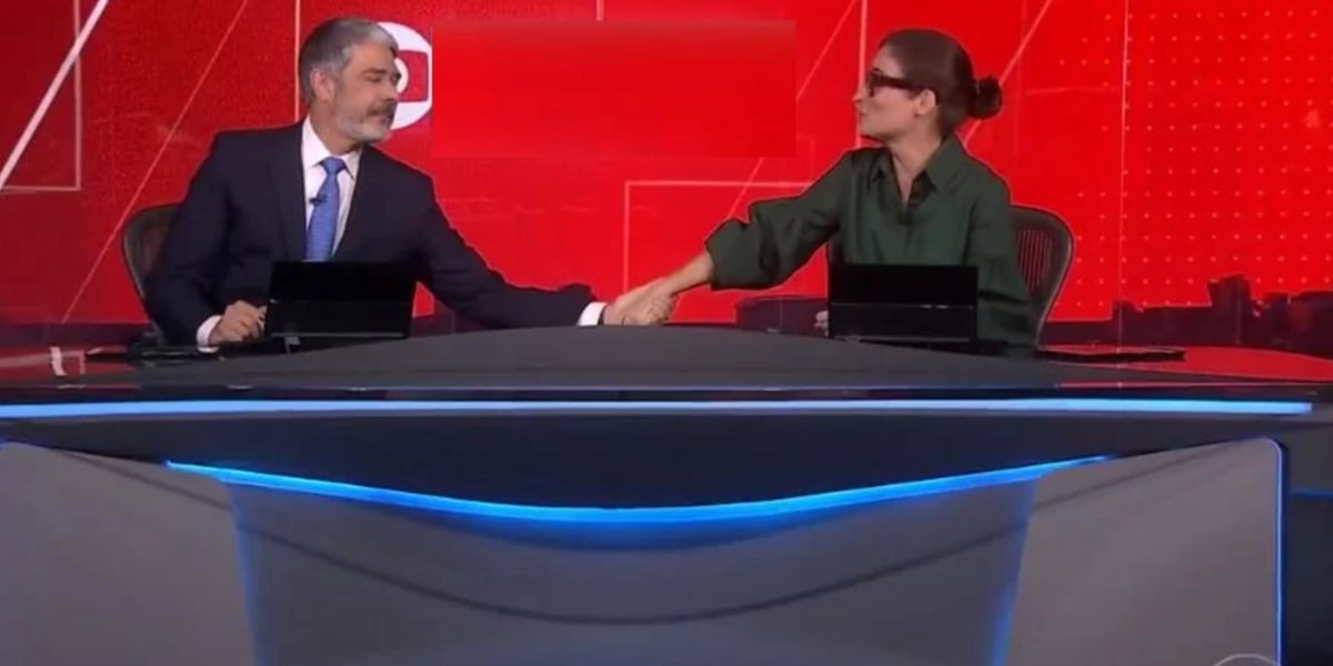 William Bonner e Renata Vasconcellos  no Jornal Nacional - Foto: Reprodução