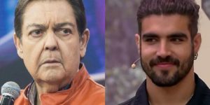 Faustão e Caio Castro (Reprodução)