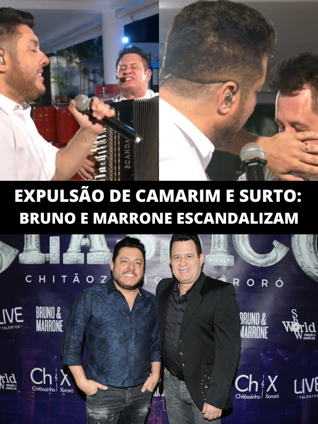 Expulsão de camarim, surto e abandono: Bruno e Marrone escandalizam
