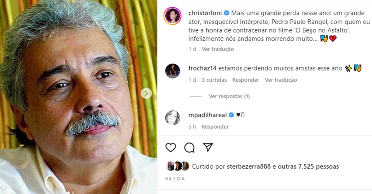 Atriz faz desabafo arrasador em despedida a colega de profissão