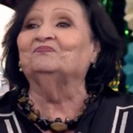 Dona Déa no 'Domingão' (Foto: Reprodução)