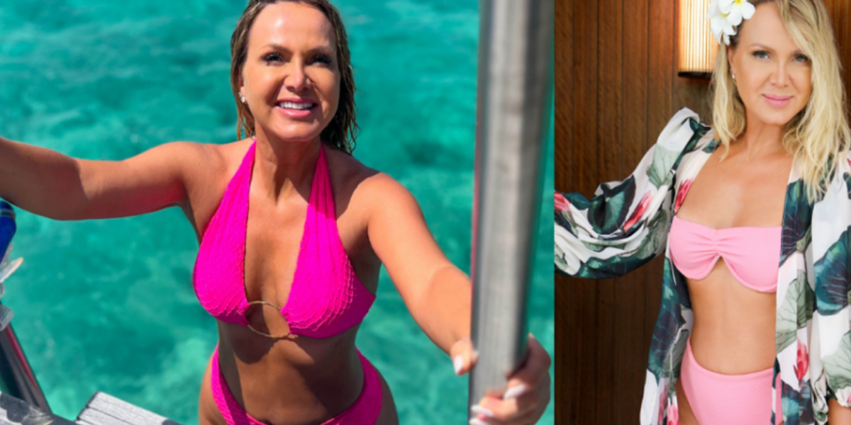 Aos 50 anos, a apresentadora segue tendo um dos corpos mais lindos (Foto: Jana Pepe/Revista Caras)
