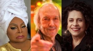 Fortunas de Elza Soares, Erasmo Carlos e Gal Costa chocam (Reprodução/ Montagem)