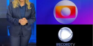 Estrela Globo e Record (Reprodução: Montagem TV Foco)