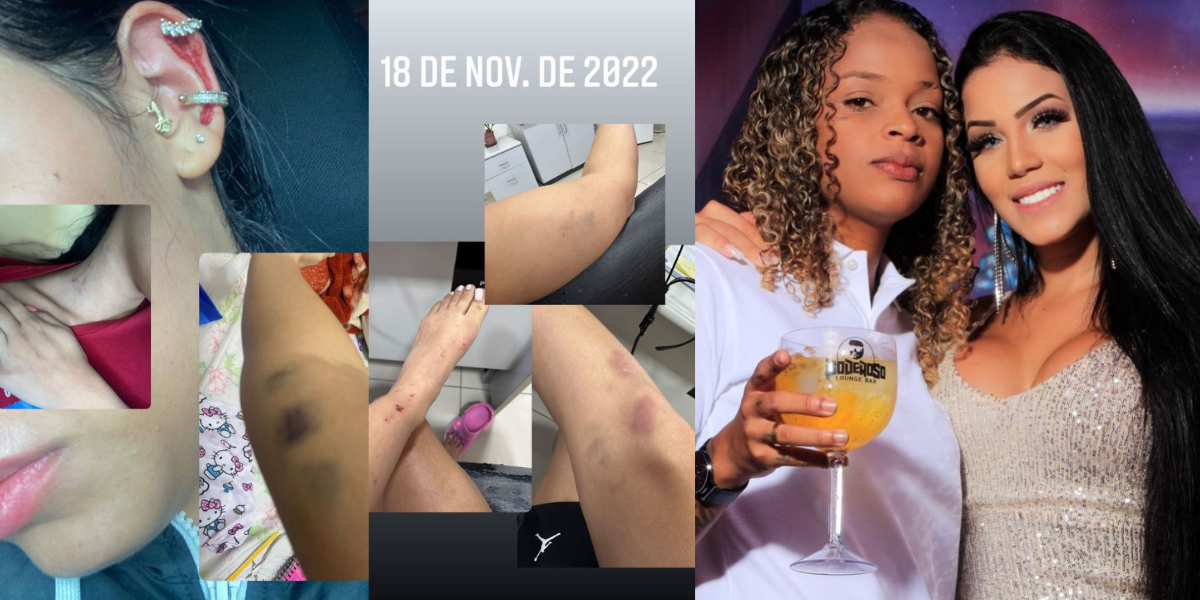 Ex de MC famosa, Larissa Novaes expõe agressões de MC Dricka (Foto: Reprodução)