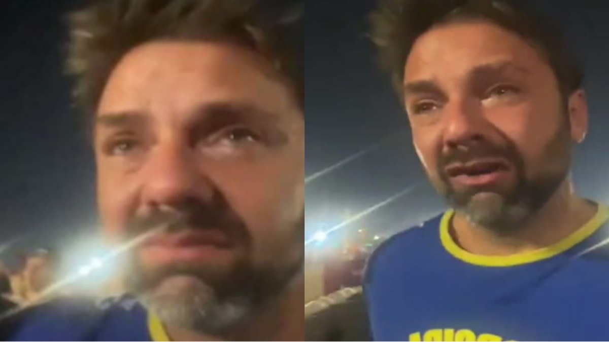 Fábio Rabin desespera seus seguidores ao surgir chorando após detenção no Catar (Reprodução/ Instagram)