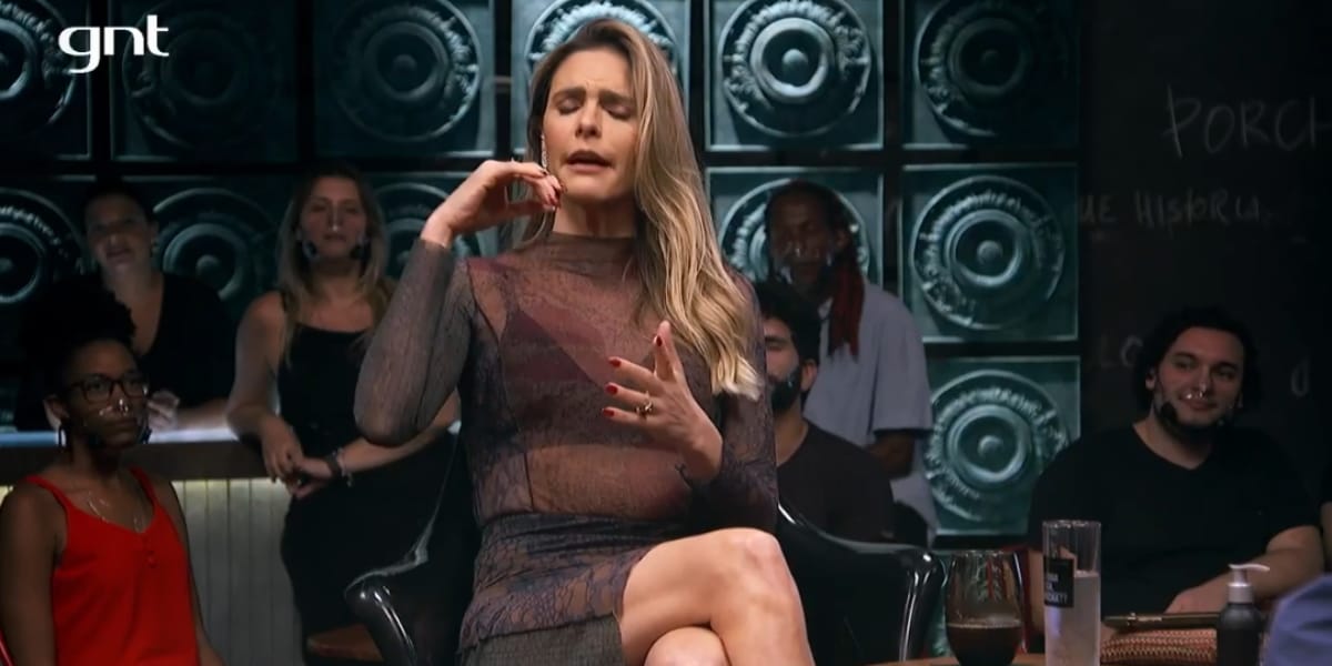 Fernanda Lima ficou algumas horas presa após nadar com golfinhos (Reprodução: GNT)