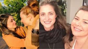 Fernanda Souza e a namorada Eduarda Porto (Foto: Reprodução)