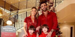 Andressa Suita, Gusttavo Lima e os filhos (Foto: Reprodução / Instagram)