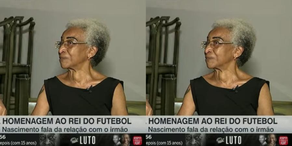 Maria Lúcia, irmã de Pelé - Foto: Reprodução