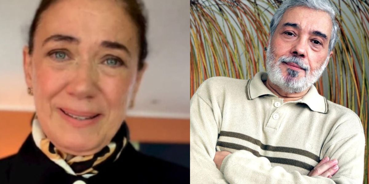 Lilia Cabral faz homenagem para Pedro Paulo ao vivo no Jornal Hoje (Reprodução)