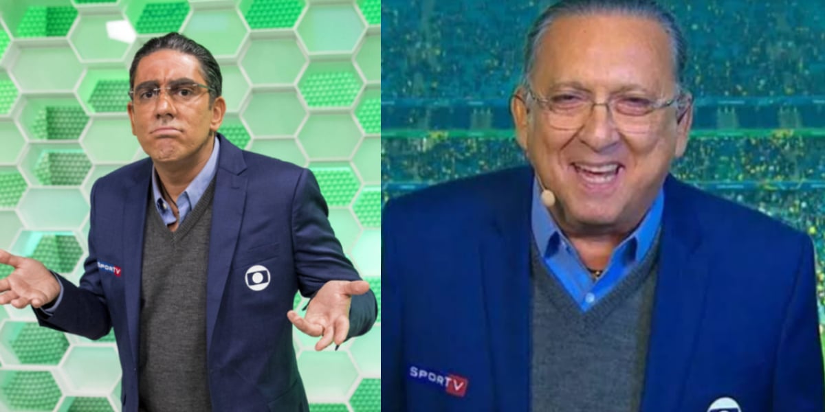 Marcelo Adnet é um dos melhores imitadores de Galvão Bueno (Reprodução: Montagem TV Foco)