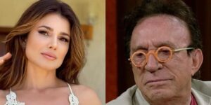 Paula Fernandes e Moacyr Franco (Foto: Reprodução)