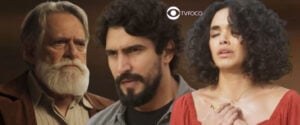 Mar do Sertão - Coronel impede tragédia, Tertulinho solta fogo pelas ventas e Xaviera desvenda mistério (Foto: Reprodução / Globo / Montagem TV Foco)