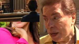 Demissões, tribunais e famosa: Silvio Santos quase separou (Fotos; Reprodução/ Montagem)