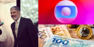 A canta bancária de William Bonner é difícil de conseguir imaginar (Reprodução: Montagem TV Foco)