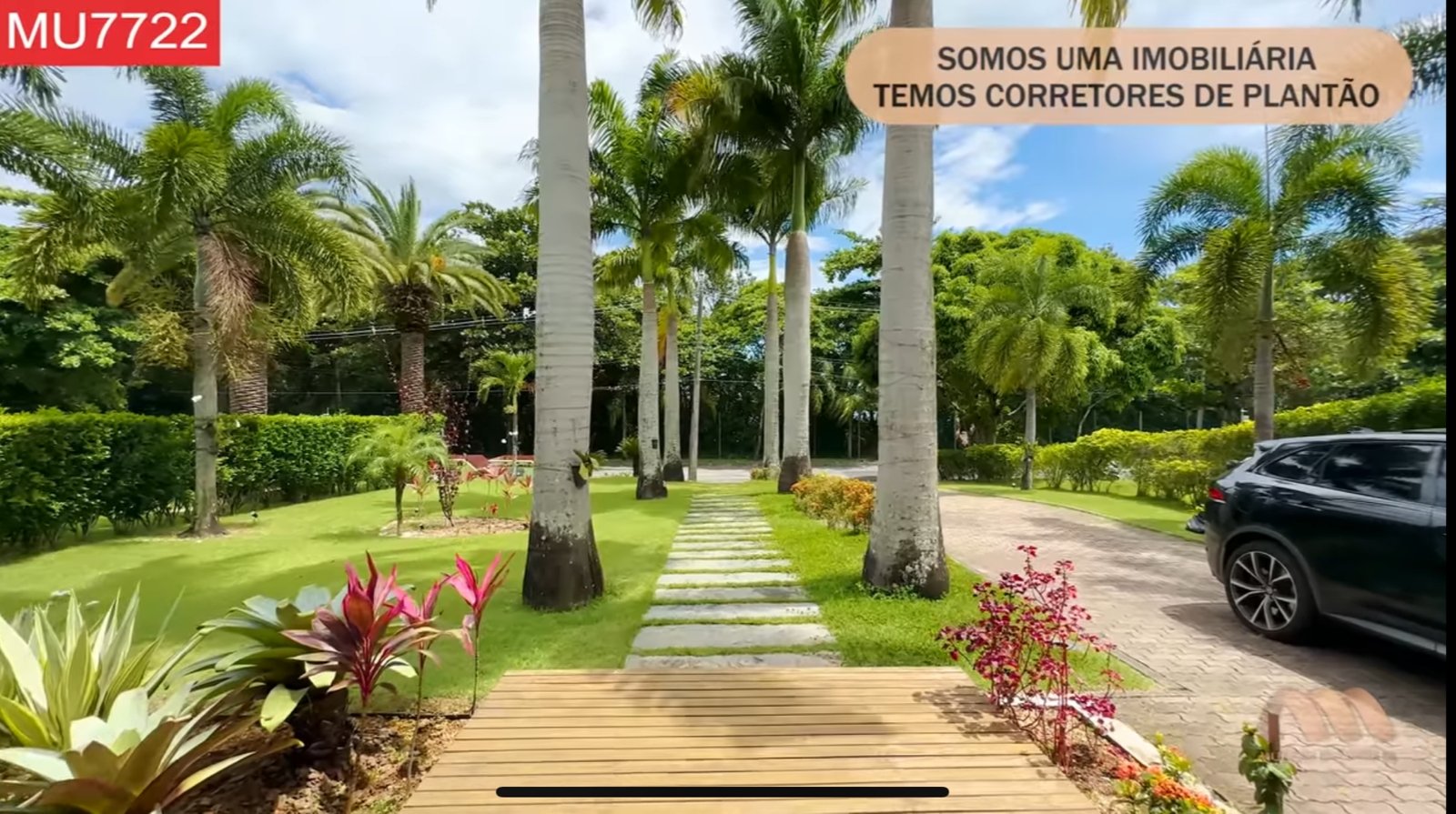Área externa da mansão - Foto Reprodução Youtube