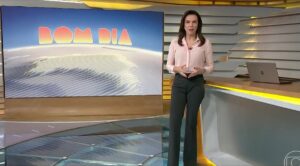 Ana Paula Araújo no Bom Dia Brasil- Foto: Reprodução/Globo