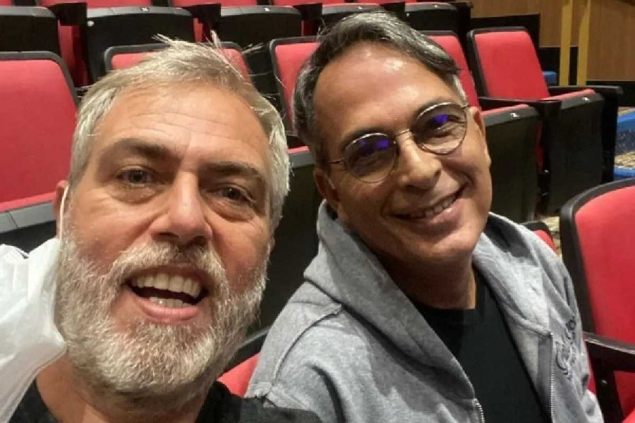 Anderson Müller e o marido (Foto: Divulgação)