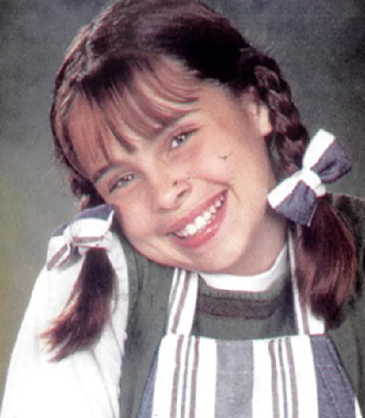 Gisele Frade na época de 'Chiquititas' (Foto: Divulgação)