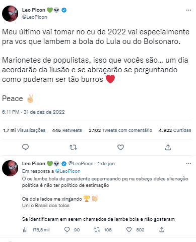 Léo Picon, irmão de Jade Picon, se revolta em público, Gil do Vigor se ofende e não deixa barato - Foto Reprodução