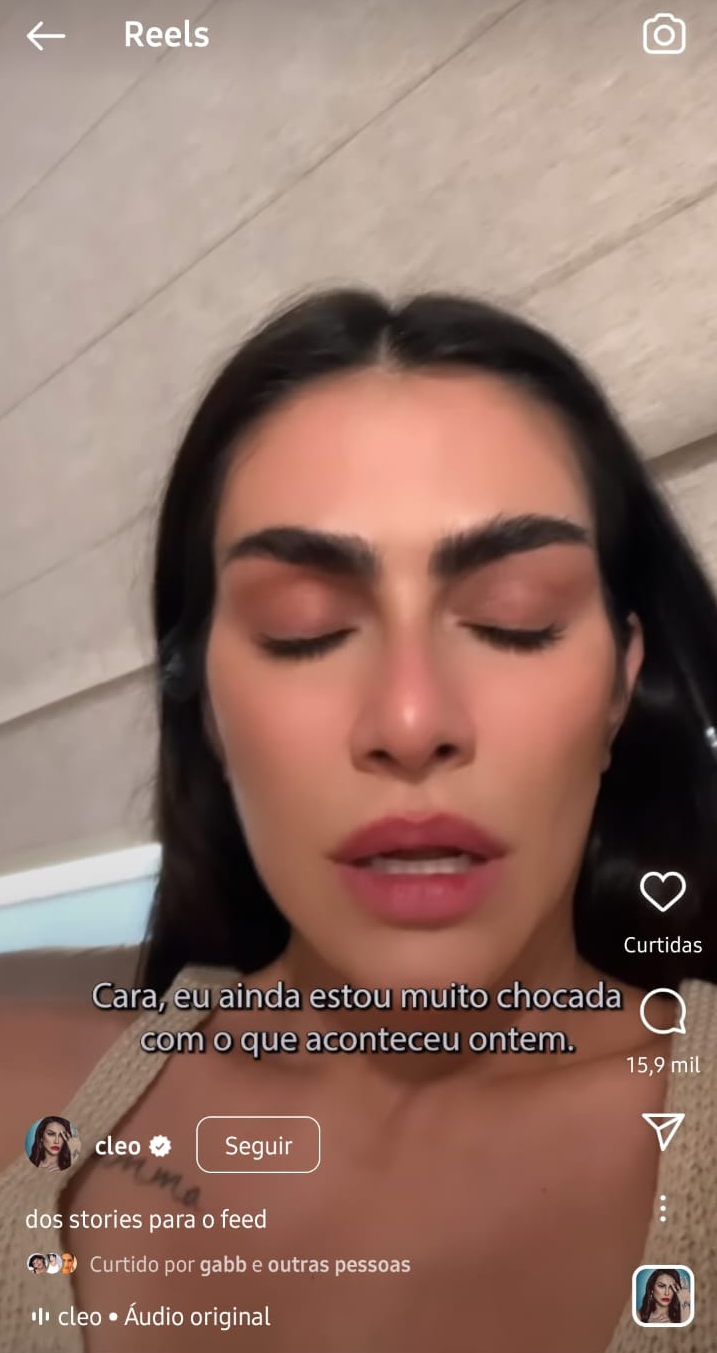Publicação de Cleo Pires (Foto: Divulgação)