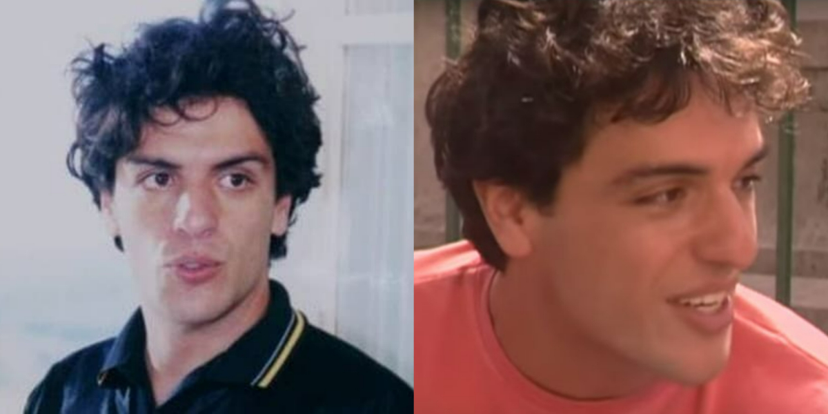 Rodrigo Lombardi em "Marisol", antes de estrear na Globo (Foto: Reprodução/SBT)