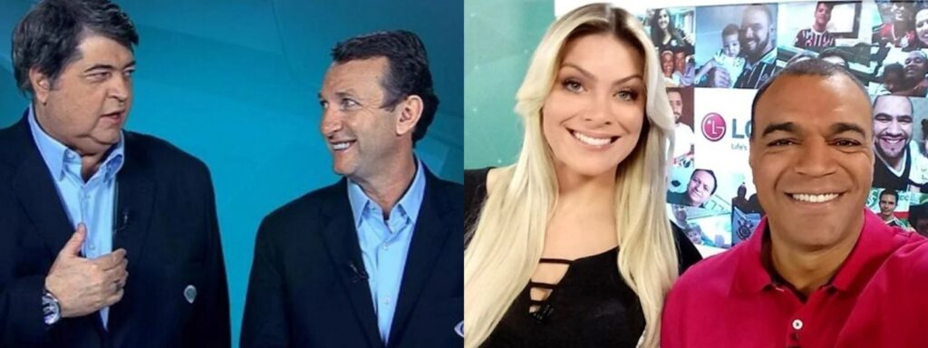 Datena, Neto, Renata Fan e Denilson