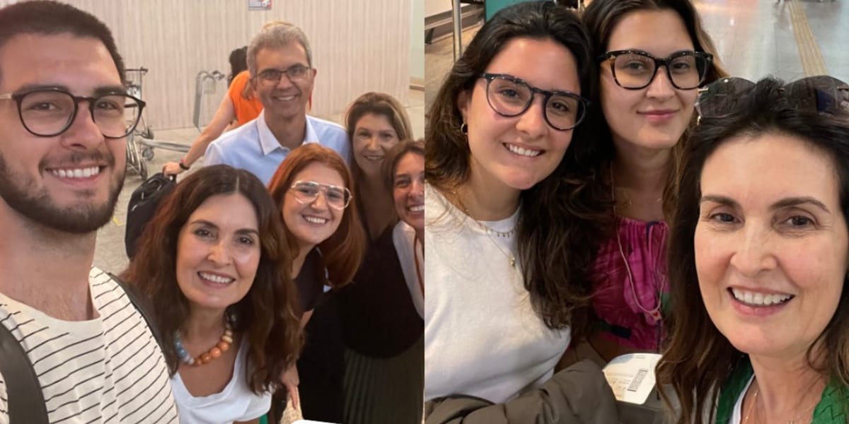 Fátima Bernardes acabou entregando foto ao lado da atual esposa de William Bonner, Natasha Dantas (Reprodução: Instagram)