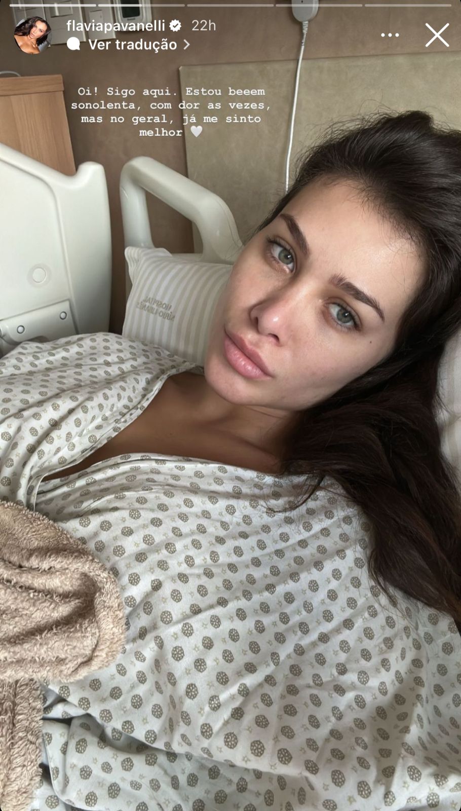 Flávia Pavanelli é internada com urgência e acaba descobrindo diagnóstico de doença silenciosa e séria - Foto Reprodução Instagram