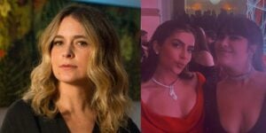 Filha de Cláudia Abreu está bombando em Travessia atualmente e atriz comemorou estreia da herdeira na Globo - Foto Reprodução