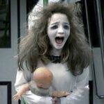 Menina Fantasma em pegadinha no SBT (Foto: Reprodução)