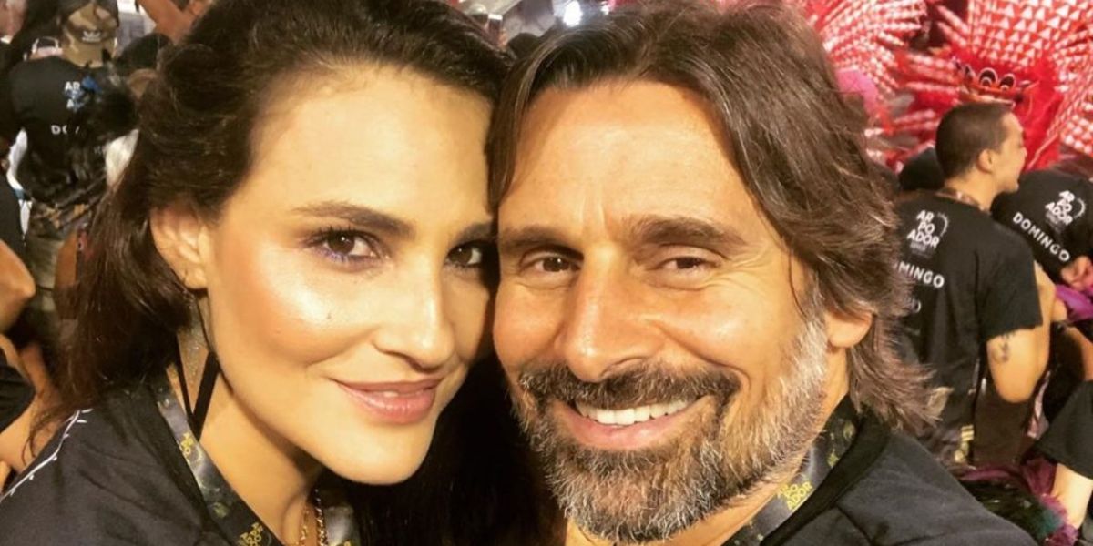 Murilo Rosa e sua esposa (Reprodução)