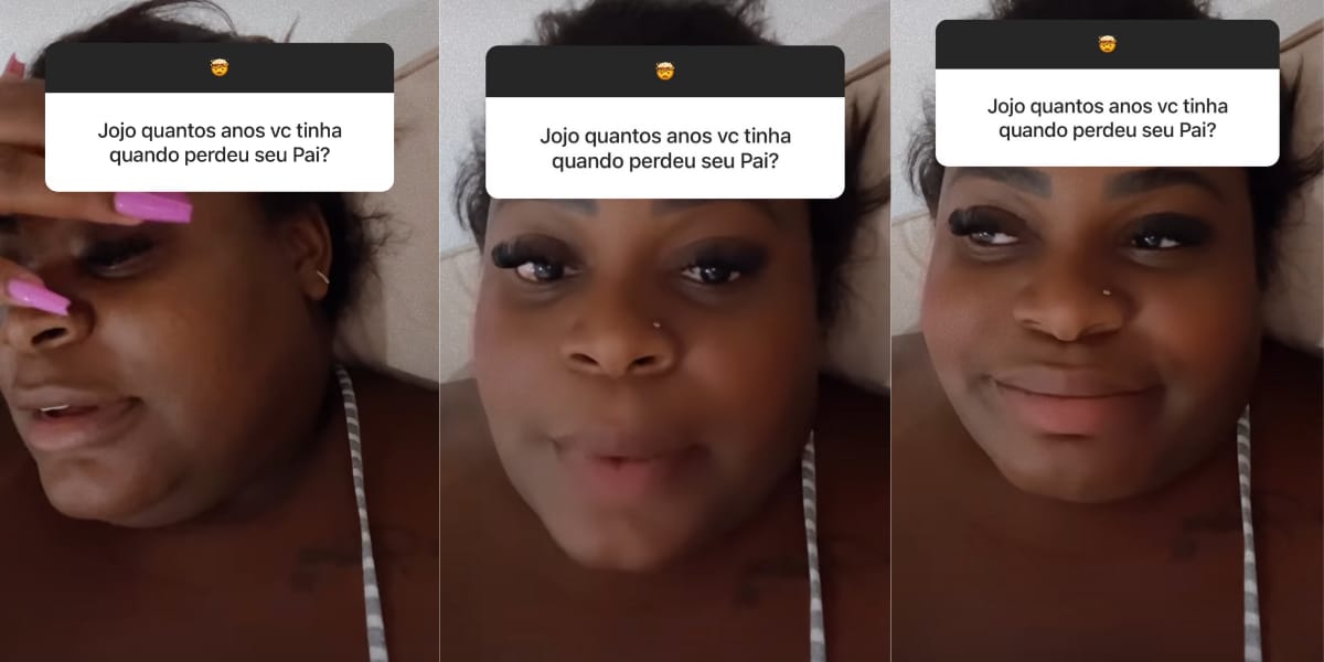 Jojo Todynho se emociona ao relembrar a morte do pai e confessou que ainda sofre até hoje (Reprodução: Instagram)