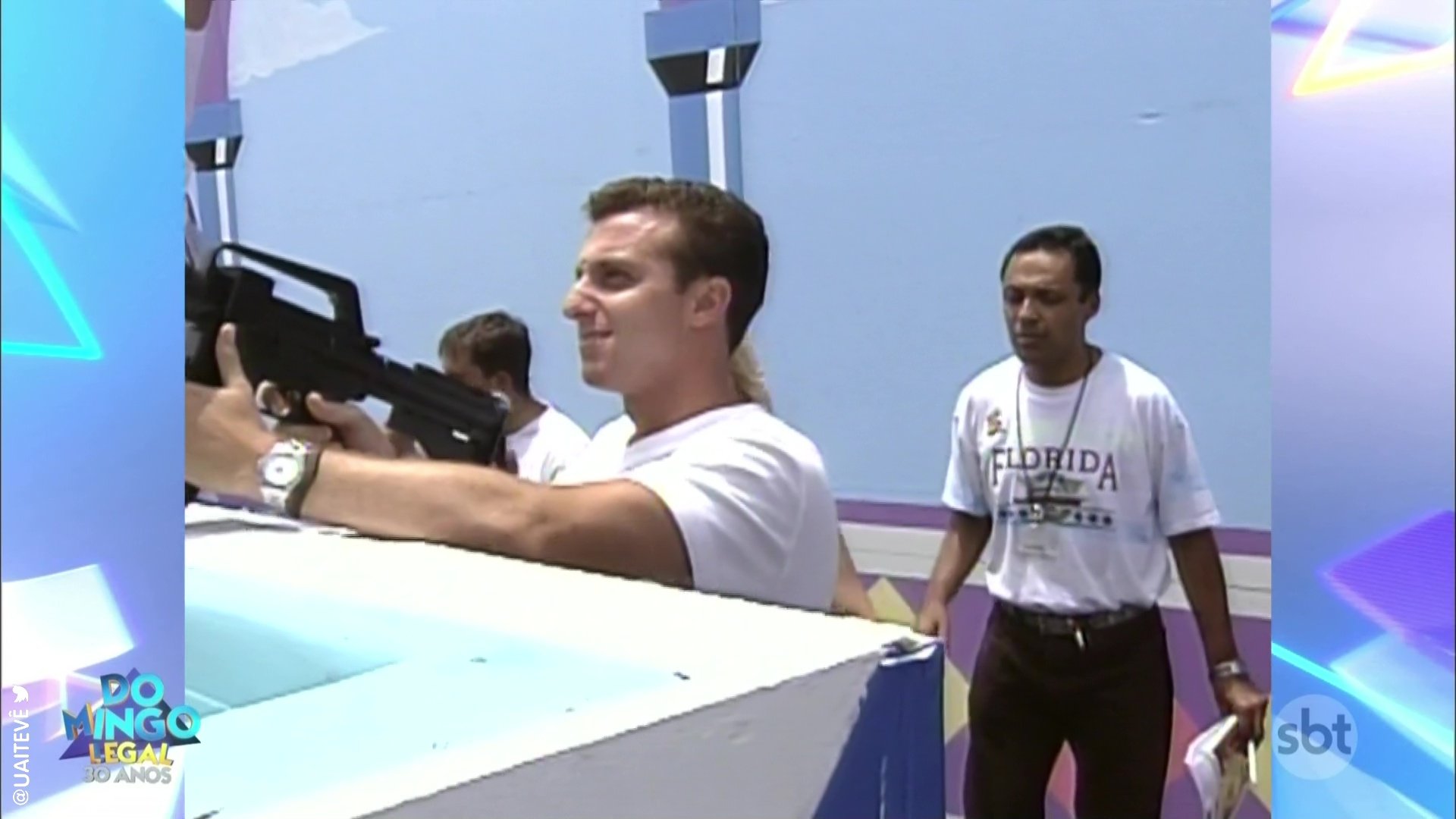 Luciano Huck participou do Domingo Legal