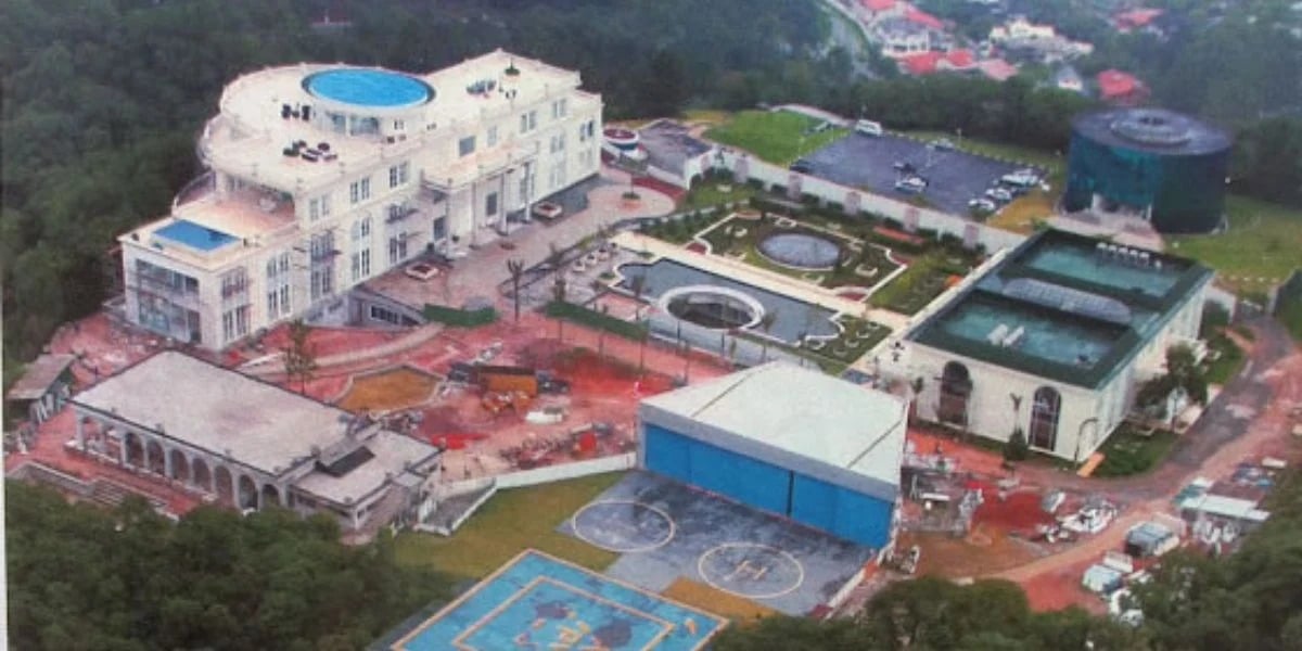 Mansão de Daniela Albuquerque surpreende web pela dimensão (Foto: Reprodução)