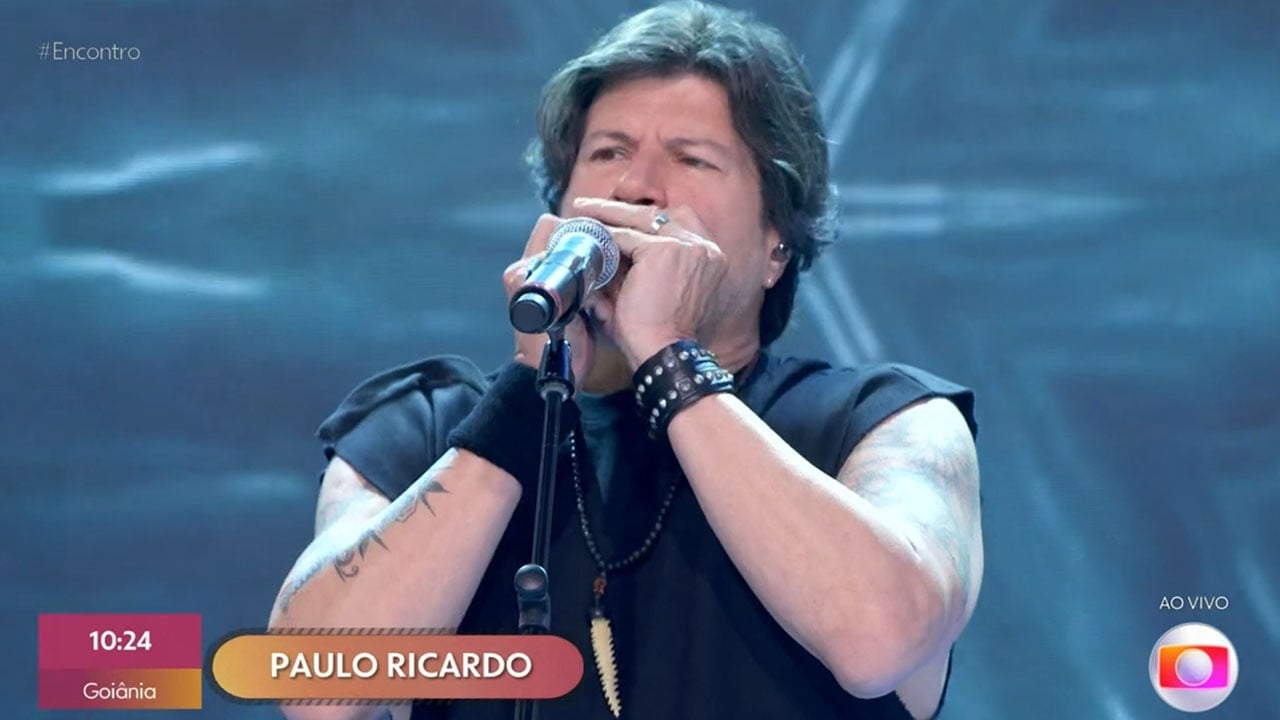 O cantor Paulo Ricardo gera climão na Globo, no programa Encontro, ao rir de agressão a Bruna Griphao no BBB - Foto Reprodução