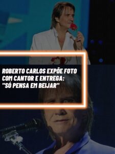 Roberto Carlos posta foto com cantor e expõe sobre artista: