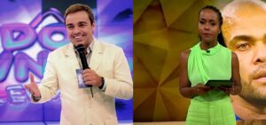 SBT subiu com o aniversário de 30 anos do Domingo Legal e o Fantástico desceu com o Fantástico- Foto: Montagem/TV Foco