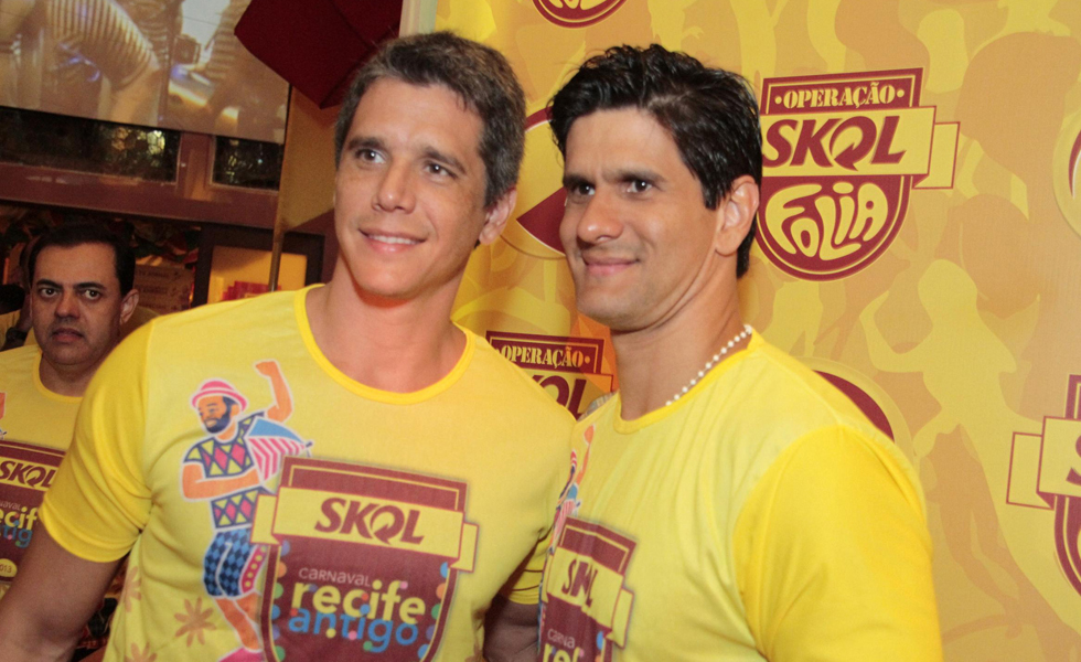 Márcio Garcia e o irmão (Foto: Divulgação)