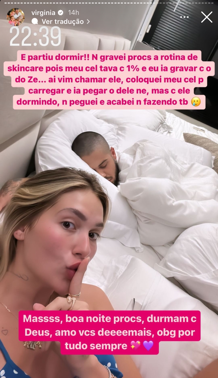 Virginia Fonseca expõe o seu marido Zé Felipe na cama, conta tudo que aconteceu e não esconde a verdade - Foto Reprodução Instagram Virginia Fonseca expõe o seu marido Zé Felipe na cama, conta tudo que aconteceu e não esconde a verdade - Foto Reprodução Instagram