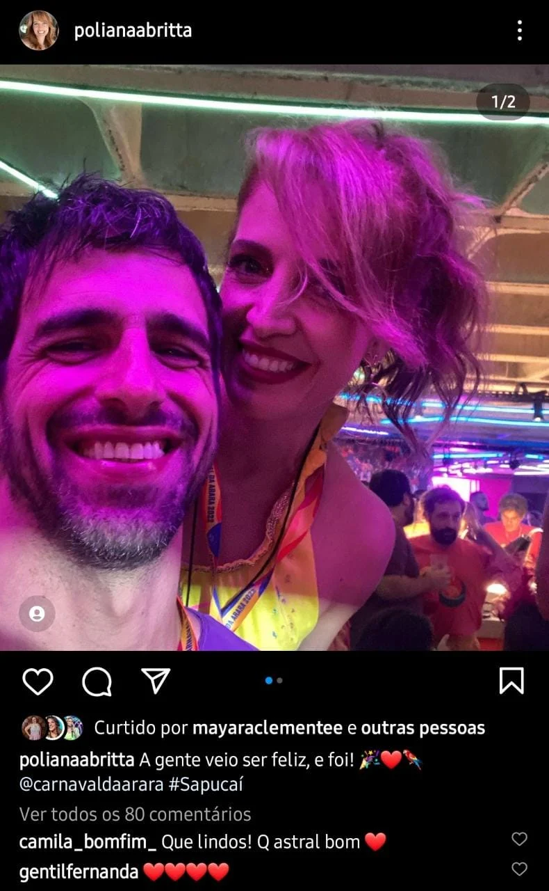Poliana Abritta e Chico Walcacer - Foto Reprodução