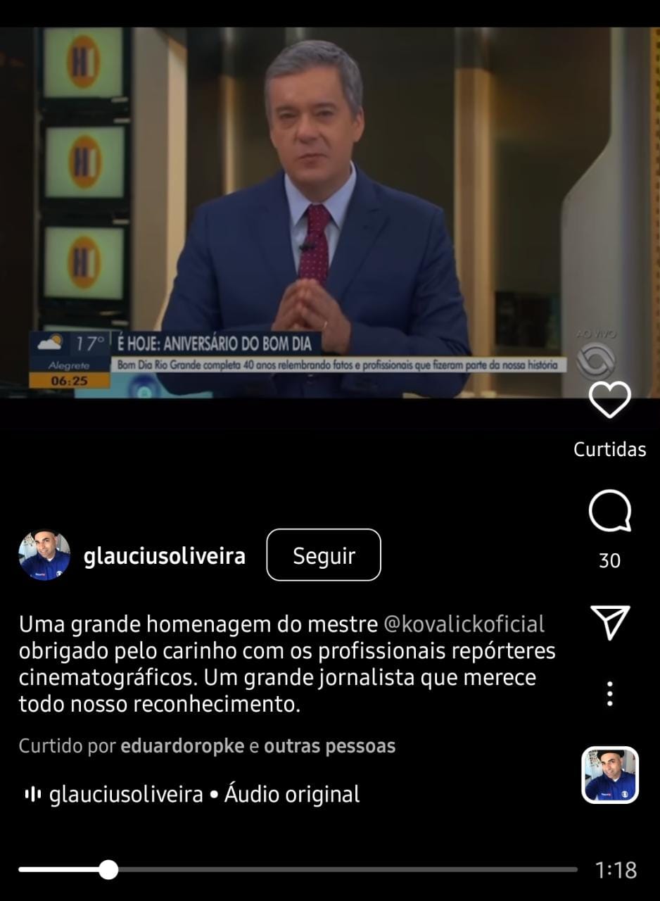 Publicação (Foto: Reprodução/Instagram)