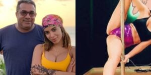 Pai de Anitta namora um mulherão